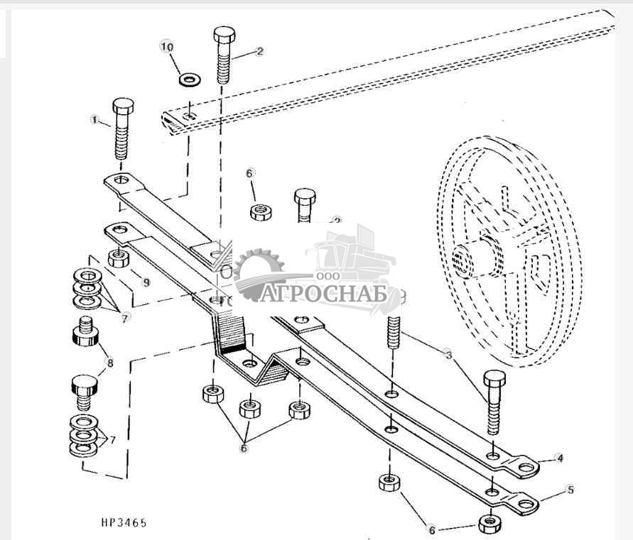 Fan Drive Speed Control Sheave Linkage 